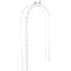 CLP Arco per Rose in Metallo Stabile Anna, Supporto Robusto per Rampicanti, Arco da Giardino Resistente alle Intemperie in Stile Rustico, Colore:antico-verde