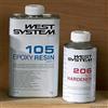 west system 1.2kg a pack 105 resin + 206 special hardener by West System