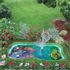 Giordanoshop Laghetto Artificiale da Giardino 235x140x60 cm in Polietilene 1000 Litri Verde
