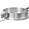 BBQ-TORO Set girarrosto in Acciaio Inox per Grill Tondo di 57 cm, rosticceria, spiedini per Grill a Carbone