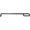 HEAT Outdoor Living Heat Krok - Gancio robusto per braciere, camini e barbecue, robusto gancio per camino in acciaio di alta qualità, lunghezza 44 cm, colore nero