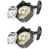 StarRing 1/2PCS Avviatore a strappo, sostituzione a strappo per tagliabordi 49cc 52cc, avviamento e leva per vari tagliabordi e tosaerba 66mm (2PCS)