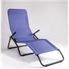 GREENBEE by Stiliac Lettino Reclinabile Pasha, Blu Melange, 6800