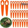 Chuancheng Lama per tosaerba in plastica, 50 pezzi per tagliaerba STIHL Polycut 2-2 FSA 45, accessori per lame di ricambio per tosaerba da giardino