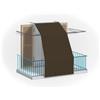 HOME ZEN HOUSEHOLD LINEN Tenda da balcone in poliestere per protezione dal sole e pioggia con ganci e borchie per il montaggio (MARRONE, 150X250 CM)