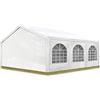 TOOLPORT Tendone per feste 5x6 m Gazebo party per sagre, mercati 450 N bianco impermeabile protezione UV