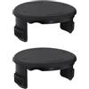 ARMYJY Coperture per tappi per bobina, in ABS, 75 x 33 mm, HT19-401-003-06 HT19-401-003-07, per tagliabordi Hyper Tough Black