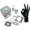 ICOOYO Kit cilindro pistone per Metabo HPT Hitachi CG22EADSLP CG22EASSLP CG22EABSLP CG22EAB CG22EAD CG22EAS Tanaka TCG-22EAB TCG-22EAS
