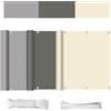 WEALSFUN Paravento per Balcone, (Personalizzazione) Recinzione Copertura per Protezione Privacy Balcone per Balcone Giardino terrazza con Occhielli Corde e Fascetta Impermeabile Anti-UV