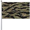 Generic Bandiera Da Giardino Tiger Stripe Camouflage Bandiere Decorative Lavabile Bandiera Da Cortile Durevole Garden Flag Per Esterno Festival Celebrazioni 90X152CM