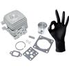 ICOOYO Kit cilindro pistone per Stihl FS38 2-Mix FS55 2-Mix FS55R 2-Mix HS45 2-Mix HS52 4140 020 1206,4228 020 1200