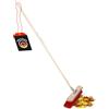 SHW-FIRE Scopa da strada, larghezza 40 cm, con bordo antigraffio, setole in elaston, manico in legno di pioppo, robusta scopa con manico per strada, cortile e giardino | Made in Germany