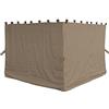 QUICK STAR Quick-Star 4 pareti Laterali per Gazebo Nizza 3 x 4 m Parete Laterale Sabbia