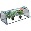 QOXEZY Copertura per serra a tunnel in PVC bianco (120 × 60 × 50 cm) per piante da giardino - resistente al freddo, resistente al calore, spaziosa tenda per fiori all'aperto o balcone (120 x 60 x 50