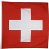 Digni Bandiera Svizzera - 120 x 120 cm Sticker Gratis