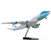QIYUMOKE 1/160 Boeing 747-200B VC-25A Airforce One Modello Grande da 17 Pollici Modellino di Aeroplano Pressofuso con Supporto Modello di Compagnia Aerea per Regalo per Appassionati di Aviazione