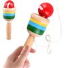 Générique Wood Catch Ball - Pro | Preschool - Gioco Di Palla Da Lanciare E Riprendere in Legno per Coordinamento Occhio Mano | Juego De Pelota De Madera | Gioco Di Cattura | 2026 Pro | | Scuola