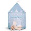 Relsy Tenda da Gioco Blu per Bambini, Tenda Pop-up Stellata per Interni/Esterni per Bambini e Neonati, Area di Gioco/Piscina di Palline e Giocattoli da Giardino, Design Stella Blu Unisex