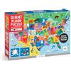 MudPuppy Map of the U.s.a. 50 Piece Giant Floor Puzzle: 48 Piece Giant Floor Puzzle