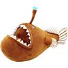 Generico Animal Di Ripieni Di Pesce - Pesce Lanterna Manta Ray Lantern Fish Plash Giocattolo | Giocattolo Di Pesce Cartone Animato Bambola Peluche Di Peluche, Adorabile Decorazioni Per La Casa Di Cuscini Per L