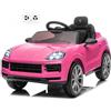 Mondial Toys Porsche Cayenne Macchina Elettrica per Bambini 12V con Telecomando Cintura a 3 Punti Fari a Led Bluetooth Auto Elettrica Full Optional Rosa