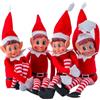 SPARKLERS CLUB Petit Lutin Coquin Farccante di Natale Elf 2 ragazzi e 2 ragazze, set di 4 elfi in peluche, ideale per preparare Natale, bambini e adulti, statuetta giocosa e morbida magia