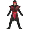 FIESTAS GUIRCA Abiti e Maschere Vestito Ninja Shadow 5-6 Anni