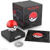 The Wand Company Pokémon Trainer Mini Poké Ball - Realistic, Electronic, Die-Cast Poké Ball with Display Stand Light Features - Officially Licensed by (Original Mini Poké Ball)
