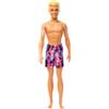 Barbie Bambole da spiaggia in costume da bagno grafico e costume da bagno XL, Ken