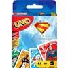 Mattel Games UNO Superman - Gioco di carte per bambini, adulti e notti in famiglia, feste, viaggi e campeggio, collezione di giocattoli ispirati al film