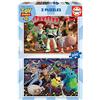 Educa - Puzzle per bambini da 100 pezzi | Toy Story 4 | 2 puzzle da 100 pezzi ciascuno | Misura montato: 40 x 28 cm | Composto da grandi pezzi perfettamente finiti | Raccomandato da 6 anni (18107)