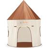 Deryan Tenda da gioco per bambini - Princess Castle tenda da gioco per bambini con 2 modalità, luce stellata, per interni ed esterni, ideale come regalo per ragazzi e ragazze (marrone)