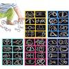 CGACCSD Knobelspiele - Set di puzzle in metallo, per bambini, 40 pezzi, per bambini a partire da 10 metalli, giocattolo da gioco, regalo per bambini e adulti