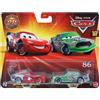 Cars Disney Pixar Confezione da 2 Auto Metalliche 1:55 - Gara di Rally di Radiator Springs con Lightning McQueen 200 e Chick Hicks