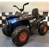 Indalchess Quad Elettrico 12V per Bambini, Verde Mimetico, per Ragazzi dai 3 agli 8 Anni
