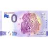 2 EURO COMMEMORATIVI Banconota da 0 Euro Germania · Zoo di Duisburg X · Leone · Souvenir Zero €