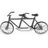Harilla Modello Bicicletta Tandem in Scala 1:16 - Elegante Design Nero