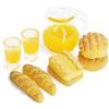 Odoria 1/12 Miniatura Brocca per Succo e Pane 6 Pezzi Accessori Casa delle Bambole Dollhouse Miniature Accessories