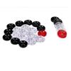 Jahana Kalindri Carrom Board Coins (Goti), One Striker and Carrom Powder (Plastic Coins with Acrylic Sticker)