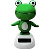 GENERIC Frog | Divertenti per cruscotto auto | Decorazione solare per auto | Rana alimentata a energia solare ballerina oscillante animata | Ornamento a energia