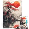 AITEXI Puzzle 1000 pezzi per adolescenti paesaggi giapponesi d'epoca Giocattoli Giochi Educativi Antistress è ideale come regalo per tutta la famiglia 52x38cm