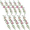 GALPADA Piante Rampicanti in Miniatura per Casa delle Bambole 10 Pezzi di Rose Artificiali Realistiche Piccoli Fiori Decorazioni per Spazi delle Fate e Diorami Paesaggistici