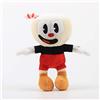 uiuoutoy Peluche Puphead Ghost Cagney Carnantion Devil Boss peluche bambola giocattolo regalo (rosso)