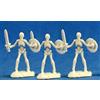 Pechetruite 3 x Skeleton Warrior Sword - Reaper Bones Miniatura per Gioco di Ruolo Guerra - 77242
