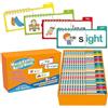 Bpoeee 30 Read and Rhyme Flip Books, Word Family Flip Bo-oks, ABC vocabulary Flash Cards, Word Family Build Book, Learn to Read Phonics Flash Paper for Educational Reading Games