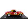 OPO 10 - Vettura in Miniatura riprodotta in Scala 1/24 Compatibile per Fiat 124 Abarth Spider Rally Tap Portugal 1974 - RVQ30