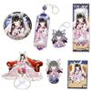 JUSONGKWCP Columbina Figura Merch 7 Pezzi | Genshens Columbina Portachiavi Distintivo Acrylic Stand | Decorazioni Per Scrivania