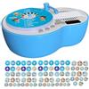 Generic Gramofono per bambini - Giradisco, Giradischi Musicale Retrò | Lettore musicale di storia fonografo per bambini, Carillon di Musica Dormite da narratore per bambini con 84 carte per L