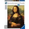 Ravensburger - Puzzle Leonardo la Gioconda, 1000 Pezzi, Puzzle Arte per Adulti e Ragazzi, Quadri Famosi da Esporre, Idea Regalo per Lei o Lui, 70x50 cm