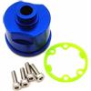 EPTNNASO CrazyRacer Traxxas E-REVO #3978 Upgrade Parts Aluminum Front/Rear Differential Carrier-1PC Set Blue